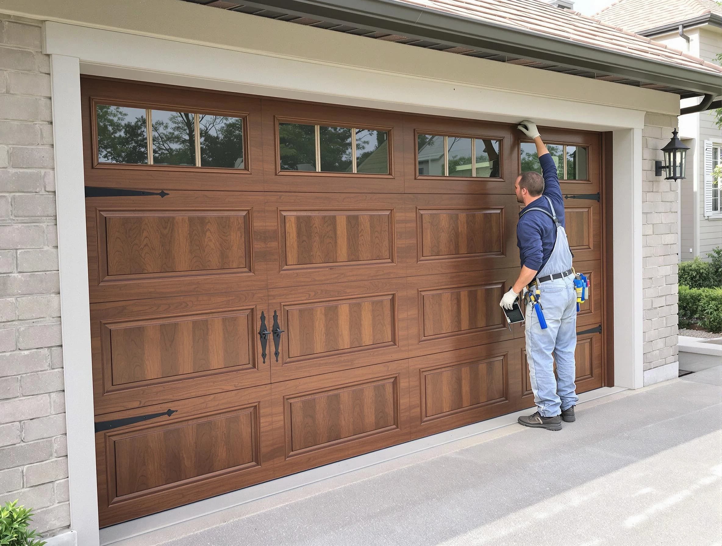Custom garage door showcase by Holt Garage Door Repair in Holt
