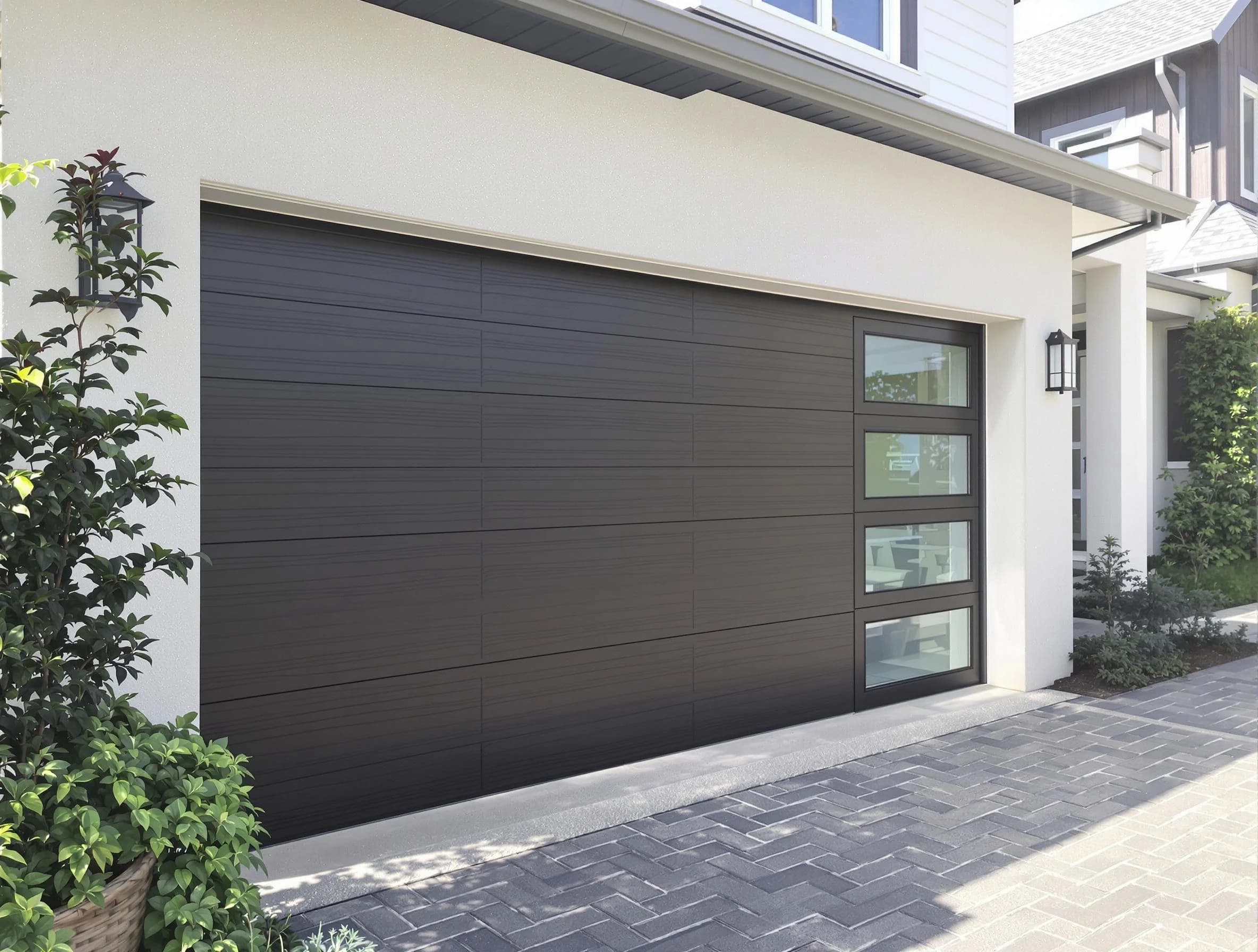 Custom garage door installation by Holt Garage Door Repair in Holt
