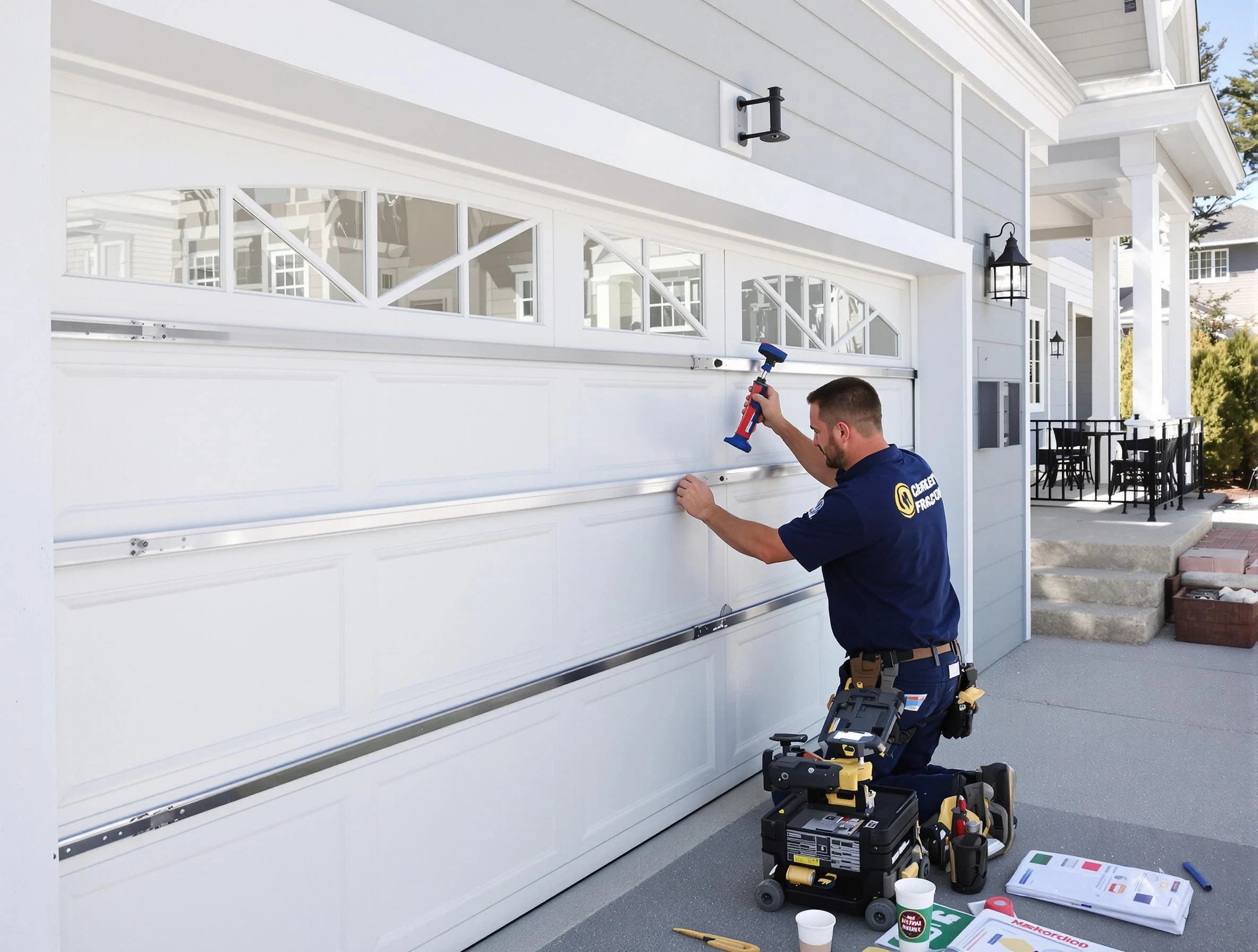 Professional garage door installation by Holt Garage Door Repair in Holt