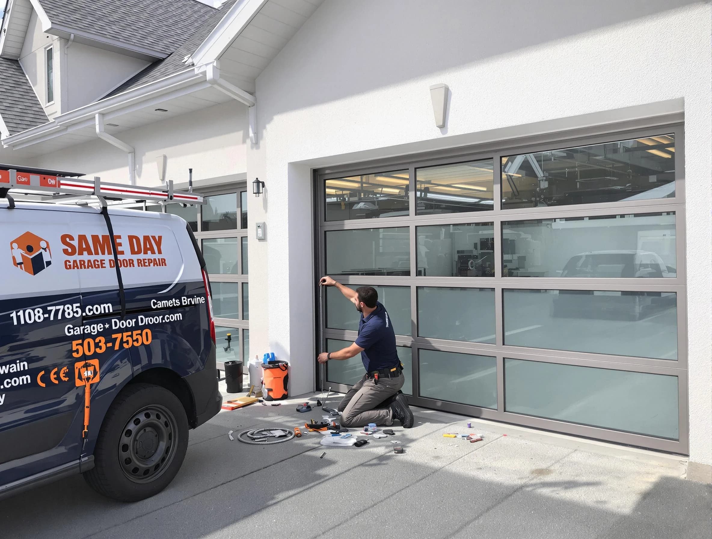 Same-day garage door repair service by Holt Garage Door Repair in Holt