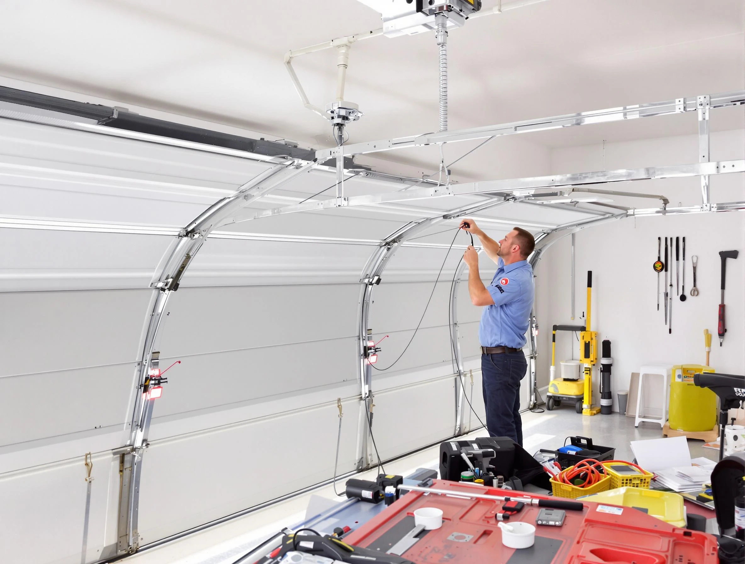 Garage door cable repair service by Holt Garage Door Repair in Holt