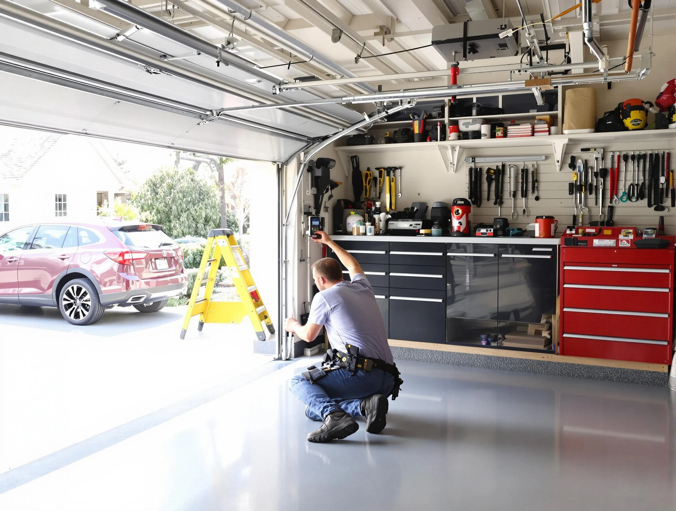 Local garage door repair service by Holt Garage Door Repair in Holt