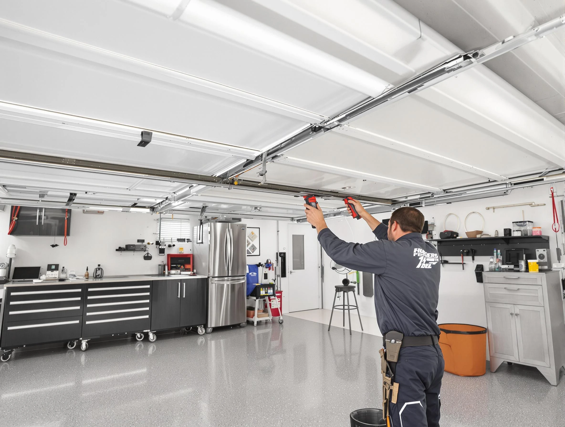 Overhead garage door repair service by Holt Garage Door Repair in Holt